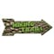 Signmission Hiking Trails Arrow Decal Funny Home Decor 18in Wide D-A-999821 - alternate 1